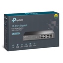 SWITCH TP-LINK 16xRJ45 GbE PoE+ RACK