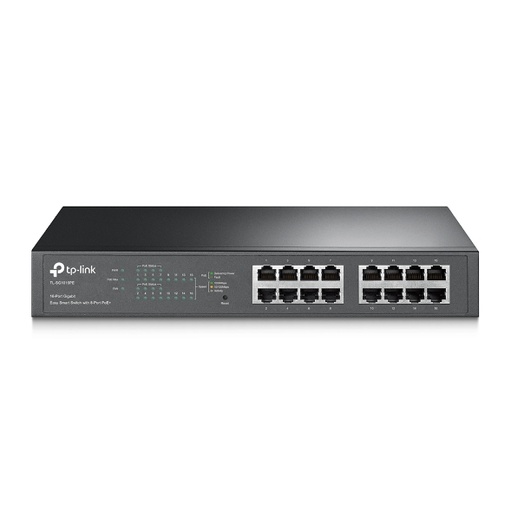 [TL-SG21016P] SWITCH TP-LINK 16xRJ45 GbE PoE+ RACK